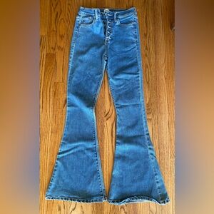 Sneak Peak Button Fly Jeans, 5